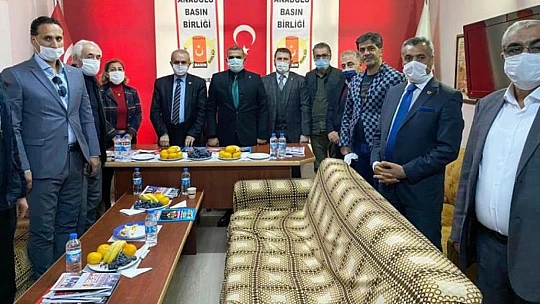 Başkan İlhan'dan Anadolu Basın Birliği'ne Ziyaret