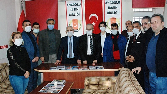 DEVA Partisi İl Yönetimi'nden Anadolu Basın Birliği'ne Ziyaret