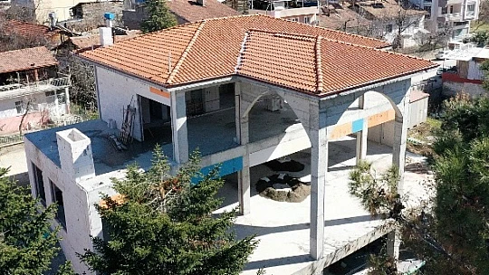 Yeşilyurt Belediyesi Gündüzbey Sosyal Tesislerinin Kaba İnşaatı Tamamlandı