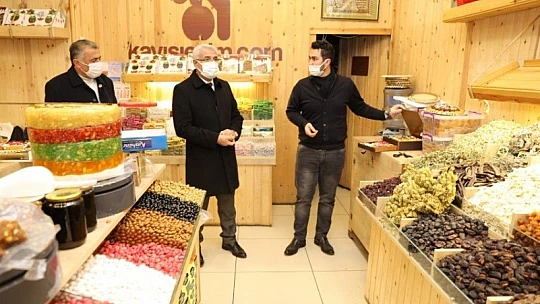 Başkan Güder'den Esnaflara Destek Ziyareti