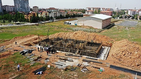 Olimpik Yüzme Havuzu' İnşaatı Hızla Yükseliyor