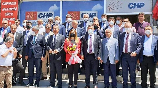 CHP Ekonomi ve Esnaf Masası Heyeti Siirt'te