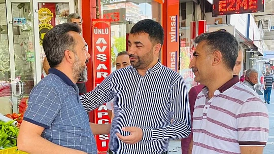 Başkan Samanlı, Niyazi Mısri Esnafını Ziyaret Etti
