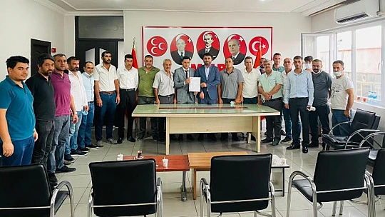 MHP Doğanyol İlçe Teşkilatı'nda Bayrak Değişimi