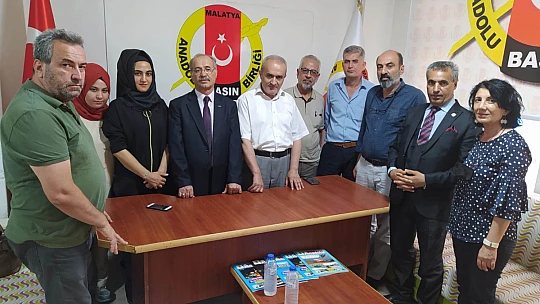 Millet Partisinden Anadolu Basın Birliği Malatya Şubesi'ne Ziyaret