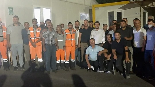 Bayduz, İşçi Emekçi Kardeşimizin Hakkını Savunmak İçi Buradayız