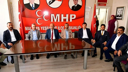 Başkan Çınar, MHP İl Ve İlçe Başkanlığı İle Ülkü Ocakları İl Başkanlığını Ziyaret Etti