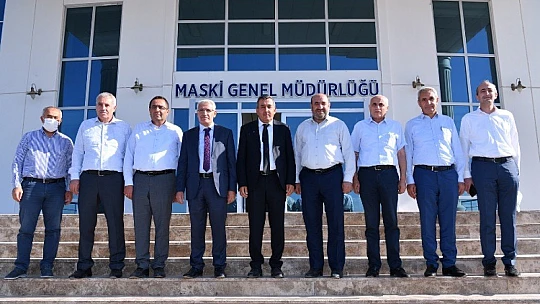 Başkan Güder'den, MASKİ Genel Müdürü Mert'e Ziyaret