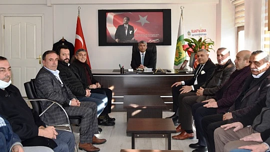 Başkan Sadıkoğlu'ndan Esnaf Odası Başkanlarına Hayırlı Olsun Ziyareti