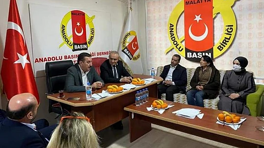 Milletvekili Tüfekçi'den Anadolu Basın Birliği Derneği'ne Ziyaret