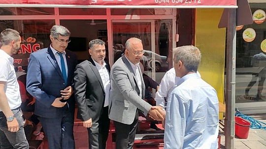 Büyük Birlik Partisinden Akçadağ'da Halk ve Esnaf Ziyaretleri