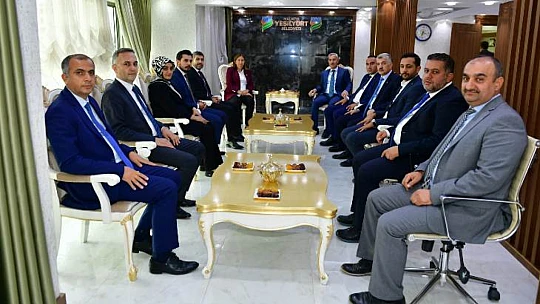 Başkan Çınar, Ak Parti Sivas Milletvekili Semiha Ekinci'yi Misafir Etti