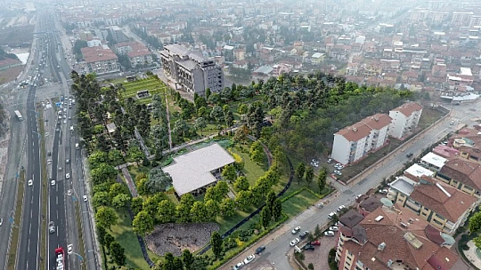 Başkan Çınar, Yeni Belediye Hizmet Binası İle Millet Bahçesi Alanını İnceledi