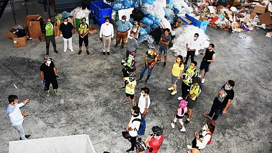 Sıfır Atık İçin Pedallıyoruz' Bisiklet Turu Düzenlendi