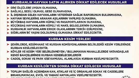 Yeşilyurt'ta Kurban Bayramı İçin Tedbirler Üst Seviyeye Çıkartıldı