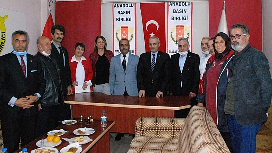 İyi Parti Yeşilyurt İlçe Yönetiminden Anadolu Basın Birliği'ne Ziyaret