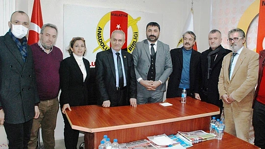 MHP İl Başkanı Mesut Samanlı'dan Anadolu Basın Birliği'ne Ziyaret