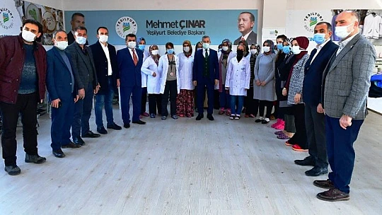 Başkan Çınar'dan Kurs Merkezini Ziyaret Etti