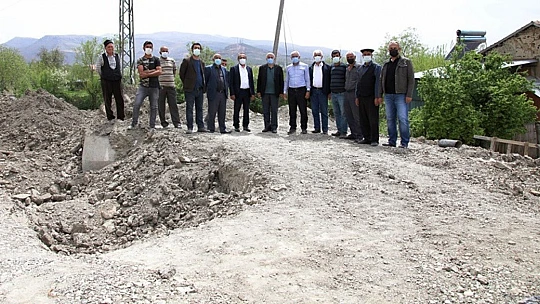 Başkan Güder, Orduzu'daki Alt Yapı Çalışmalarını İnceledi