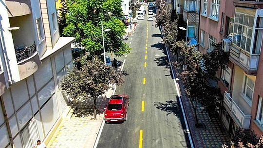 Cezmi Kartay Caddesinde Çalışmalar Tamamlandı