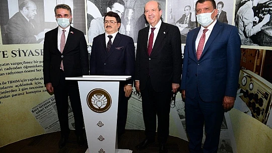 Malatya KKTC Cumhurbaşkanı Ersin Tatar'ı Ağırladı