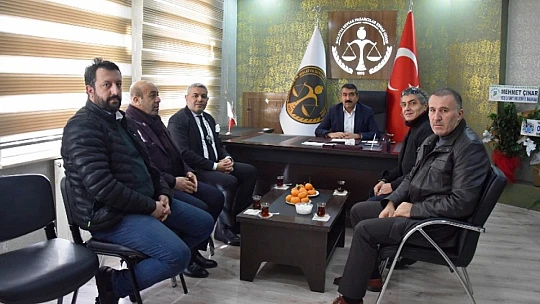 Başkan Sadıkoğlu'ndan Esnaf Odası Başkanlarına Hayırlı Olsun Ziyareti