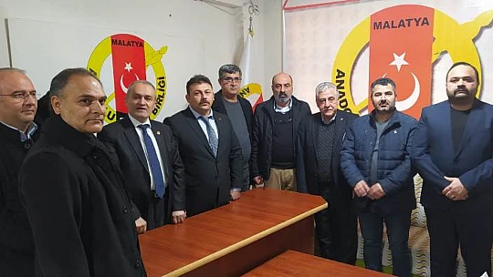 BBP Malatya İl Başkan Adayı Karaman'dan Anadolu Basın Birliği'ne Ziyaret