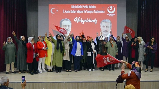 BBP Kadın Kolları Genel Başkanı Dilek Keskin Malatya'da Bayanlarla Bir Araya Geldi