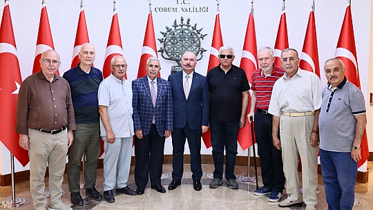 Başkan Günata'dan Çorum Valisi Ali Çalgan'a Ziyaret