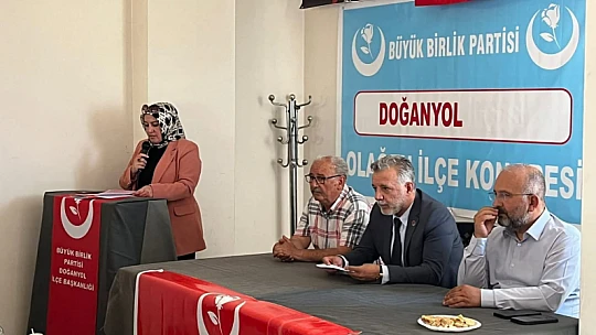BBP Doğanyol İlçe Kongresi Coşkuyla Gerçekleştirildi
