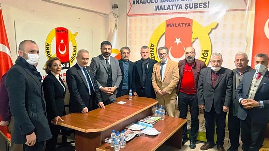 MHP İl Başkanı Mesut Samanlı'dan Anadolu Basın Birliği'ne Ziyaret