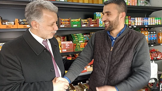Başkan Adayı Sedat Alataş, Bizler Her zaman Esnafımızın Yanında Olacağız