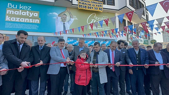 Prof. Dr. İbrahim Gezer'in Seçim İrtibat Ofisi Açıldı