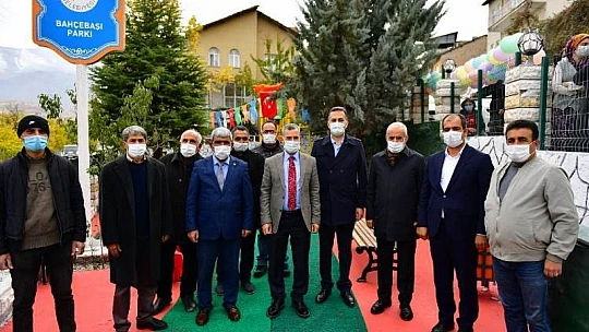 Yeşilyurt Belediyesi Bahçebaşı Parkı Hizmete Girdi