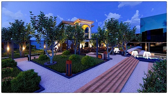 Yeşilyurt Belediyesi Gündüzbey Sosyal Tesislerinin Kaba İnşaatı Tamamlandı