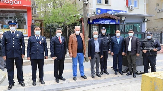 Başkan Güder'den Görev Başındaki Polislere Sürpriz Ziyaret