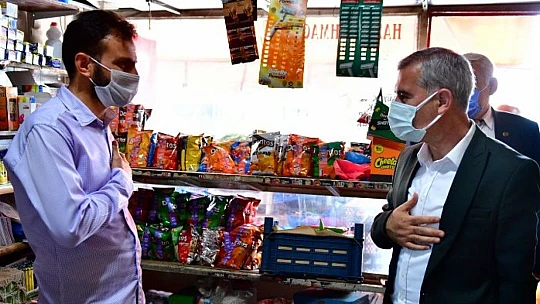 Başkan Çınar, Melekbaba Mahallesindeki Çalışmaları Yerinde İnceledi