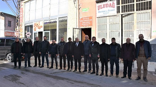 Başkan Sadıkoğlu'ndan Esnaf Odası Başkanlarına Hayırlı Olsun Ziyareti