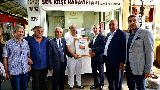 Malatya Yassı Kadayıfının Coğrafi İşaret Tescil Belgesini Aldık, Hâyırlı Olsun
