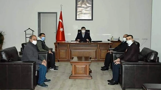 Çelikhan Köyleri Derneği'nden Kaymakam Uçar'a Ziyaret