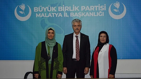 Büyük Birlik Partisi Genel Merkezden Malatya'ya Özel İlgi