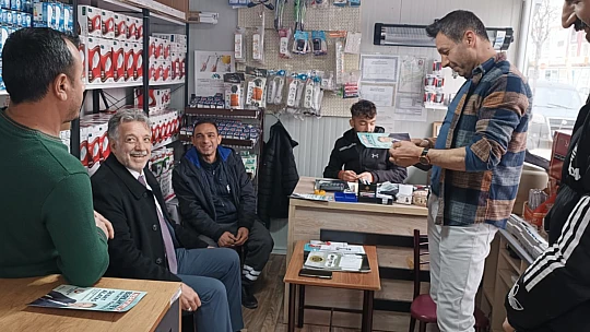 Başkan Adayı Sedat Alataş, Bizler Her zaman Esnafımızın Yanında Olacağız