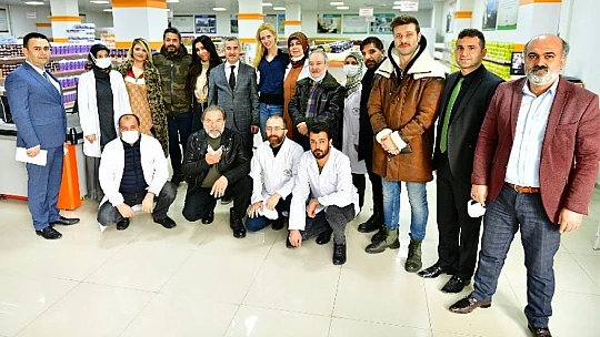 Çınar, Gırift Dizi Ekibini Emanet Çarşısı-Doğal Ürünler Pazarında Ağırladı 