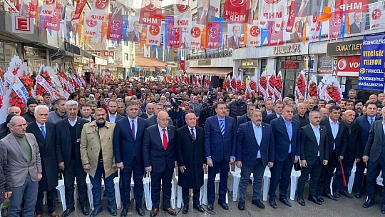 Cumhur ittifakı Hekimhan'da Seçim Bürosu Açılışında 'Kazanacağız' Mesajı Verdi