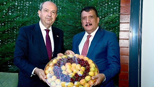 Malatya KKTC Cumhurbaşkanı Ersin Tatar'ı Ağırladı