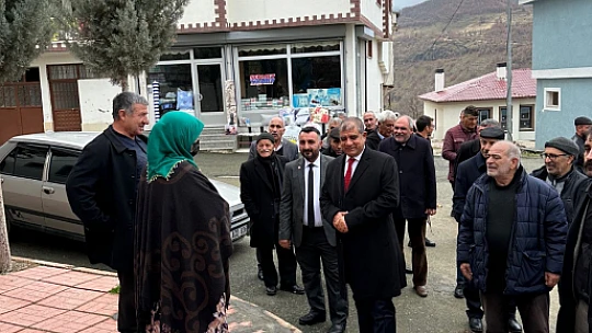 Başkan Adayı Aydın Öztürk, Pütürge'de Seçim Startını Verdi