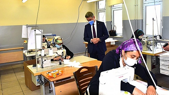 Baruş, Mesleki ve Teknik Anadolu Lisesini Ziyaret Etti