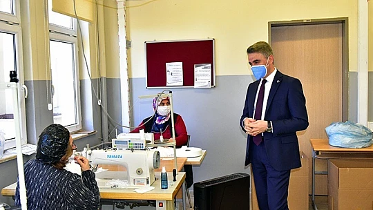 Baruş, Mesleki ve Teknik Anadolu Lisesini Ziyaret Etti