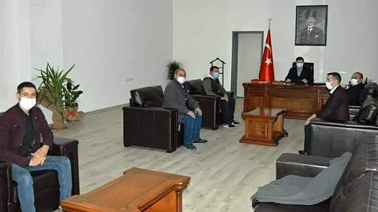 Çelikhan Köyleri Derneği'nden Kaymakam Uçar'a Ziyaret