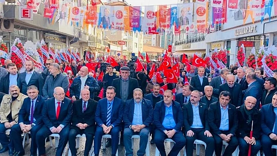 Cumhur ittifakı Hekimhan'da Seçim Bürosu Açılışında 'Kazanacağız' Mesajı Verdi